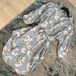Shein floral shirt dress women’s M